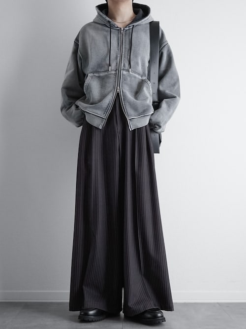 ヴィンテージライクダブルZIPパーカー（パーカー）｜SOCCE（ソーシー