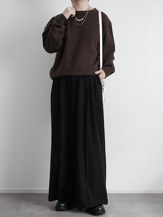 「SOCCE(ソーシー)の2way合皮ミニショルダーバッグ(ショルダーバッグ)」を使った、itsukiさん(メンズ・167cm)の秋コーディネート