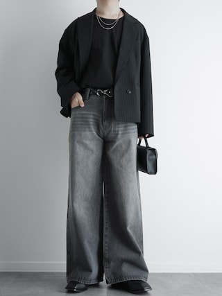 「HARE（ハレ）のミニマルフラップハンドル(HARE)（ショルダーバッグ）」を使った、itsukiさん（メンズ・167cm）の春コーディネート