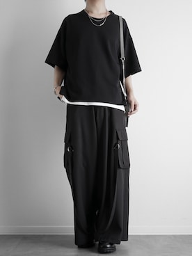 「DEVICE（デバイス）のアイテム（バッグ）」を使った、itsukiさん（メンズ・167cm）の春コーディネート