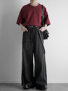 「SOCCE（ソーシー）のアイテム（アクセサリー）」を使った、itsukiさん（メンズ・167cm）の春コーディネート