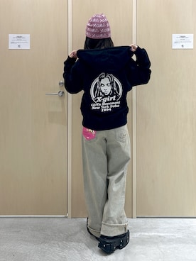「X-girl（エックスガール）のアイテム」を使った、REiKAさん（レディース・153cm）の秋コーディネート