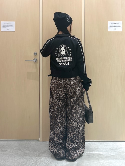 STAR AND FACE COMPACT TRACK JACKET（ジャージ）｜X-girl