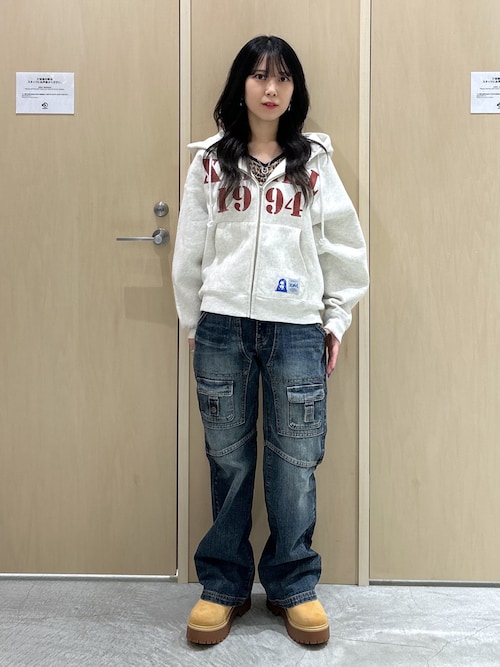 セール】X-girl x Champion REVERSE WEAVE R STENCIL LOGO ZIP UP