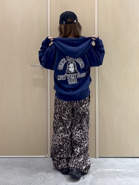 「アイテム（カーゴパンツ、ベージュ系）」を使った、REiKAさん（レディース・153cm）の秋コーディネート