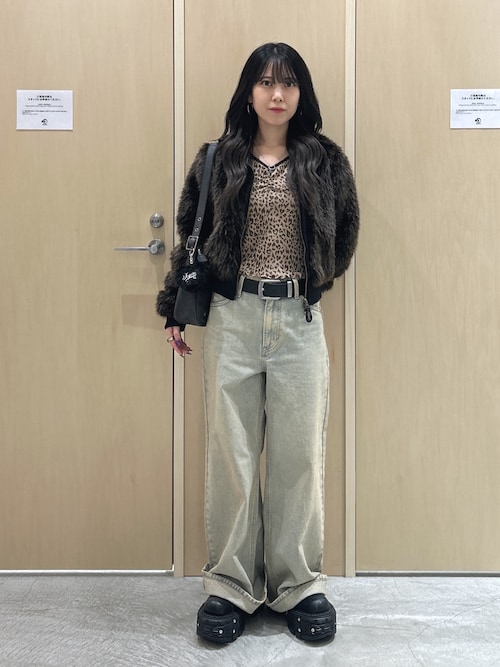 COMPACT FAUX ファーブルゾン FAUX FUR COMPACT JACKET（ブルゾン）｜X-girl（エックスガール）の