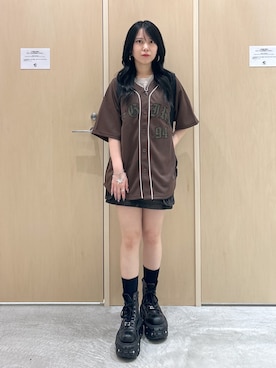 「アイテム（キーホルダー）」を使った、Reikaさん（レディース・153cm）の秋コーディネート