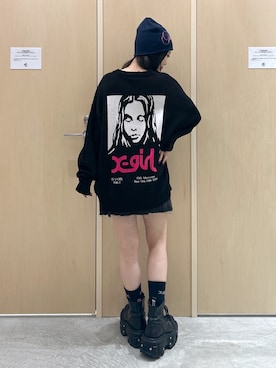 「アイテム（ニットキャップ/ビーニー）」を使った、Reikaさん（レディース・153cm）の秋コーディネート