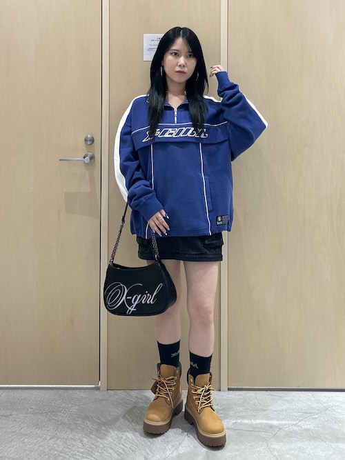 LOGO 2P MIDDLE SOCKS（ソックス/靴下）｜X-girl（エックスガール）の