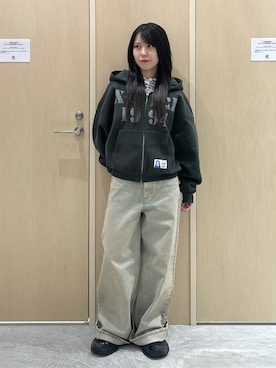 「X-girl（エックスガール）のアイテム」を使った、REiKAさん（レディース・153cm）の秋コーディネート