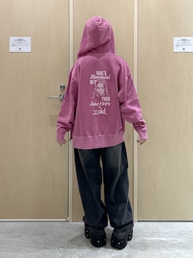 「X-girl（エックスガール）のアイテム」を使った、REiKAさん（レディース・153cm）の秋コーディネート