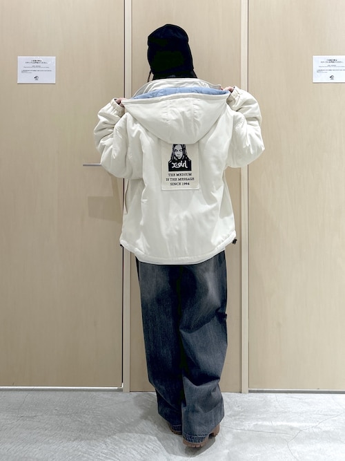 セール】RUBBER PATCH KNIT SCARF（マフラー）｜X-girl（エックス