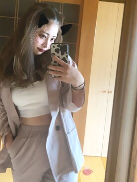 「アイテム（フォーマルスーツ/小物）」を使った、Rchanさん（レディース・154cm・10代）の秋コーディネート