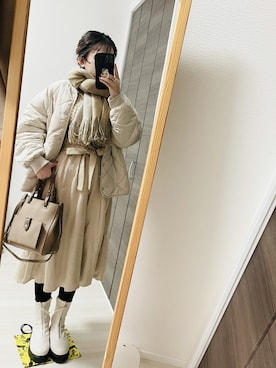 「LAKOLE（ラコレ）のアイテム（PC・スマホグッズ/家電）」を使った、ｌｅｍｏｎ:）さん（レディース・158cm）の冬コーディネート