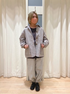 「メンズライクコーデ」｜「アイテム（その他シューズ）」を使った、ﾐ ｲ ☽︎‪𓂃 𓈒𓏸◌‬さん（レディース・155cm）の冬コーディネート