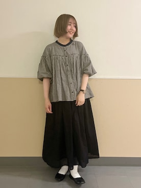「Samansa Mos2（サマンサ モスモス）のアイテム（アクセサリー）」を使った、なぁさん（レディース・153cm）の夏コーディネート