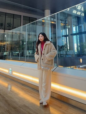 「adidas（アディダス）のadidas　TOKYO W（スニーカー）」を使った、ミウさん（レディース・165cm）の冬コーディネート