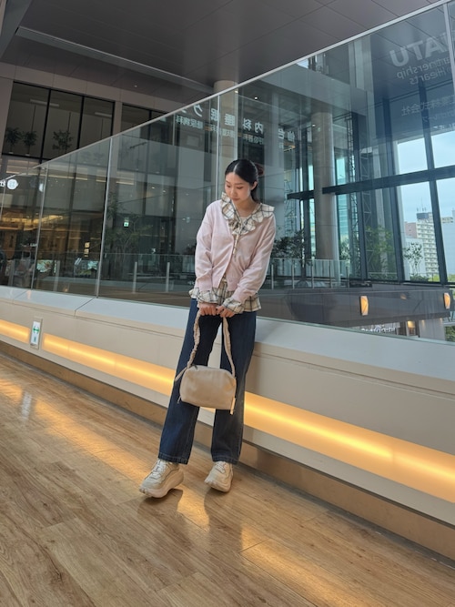 UNISEX randam em monogram ニットプルオーバー MidiUmi（ミディウミ） エントレラック ワイドプルオーバー