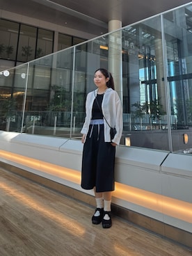 「EKAL（エカル）のアイテム」を使った、ミウさん（レディース・165cm）の夏コーディネート
