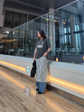 「URBAN RESEARCH DOORS（アーバンリサーチドアーズ）のアイテム（キャップ）」を使った、ミウさん（レディース・165cm）の春コーディネート