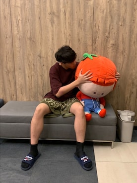 「Woden（ホーデン）のアイテム」を使った、⠀さん（メンズ・173cm）の秋コーディネート