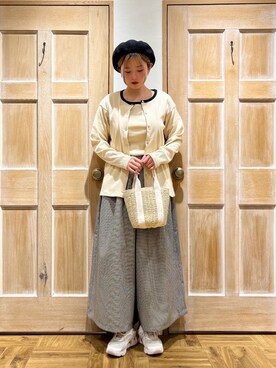 「シンフルコーデ」｜「アイテム（その他）」を使った、miiさん（レディース・157cm）の春コーディネート