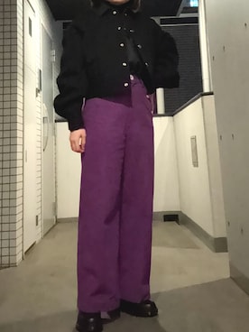 「THE RERACS（ザ・リラクス）のアイテム」を使った、かなんぷうさん（レディース・157cm）の春コーディネート