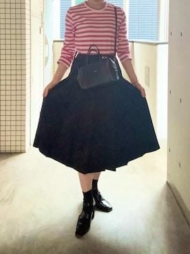 「YAHKI（ヤーキ）のアイテム」を使った、かなんぷうさん（レディース・157cm）の秋コーディネート
