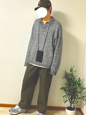 「soerte（ソエルテ）のアイテム（帽子）」を使った、nojiさん（メンズ・175cm）の春コーディネート