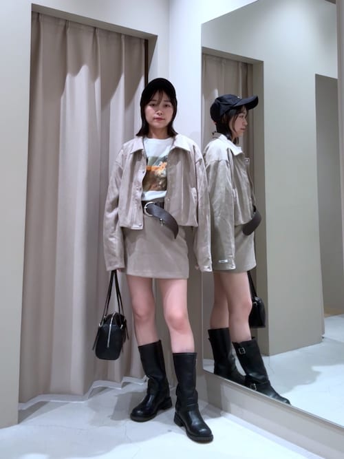 セール】フェイクスウェードミニスカパン（スカート）｜mystic