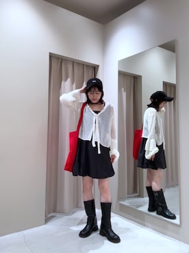 「mystic（ミスティック）のアイテム（ワンピース）」を使った、Sakaiさん（レディース・152cm）の秋コーディネート