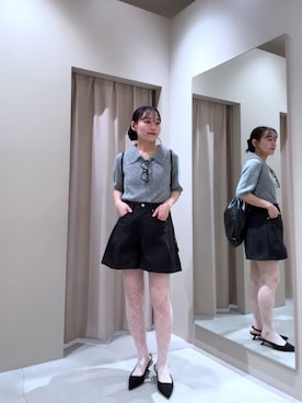 「アイテム（タイツ/ストッキング）」を使った、Sakaiさん（レディース・152cm）の秋コーディネート