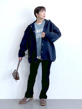 「アイテム（その他小物）」を使った、あべさん（レディース・159cm・40代）の秋コーディネート