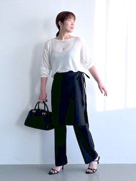 あべさん(レディース・159cm)の夏コーディネート