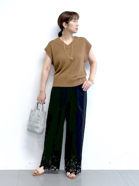 あべさん(レディース・159cm)の夏コーディネート