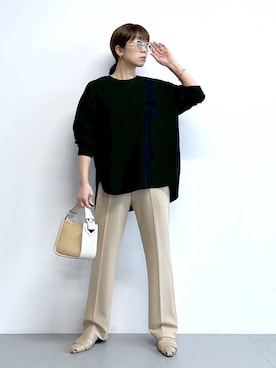 「Mazell（マゼル）のアイテム」を使った、あべさん（骨格ナチュラル・レディース・159cm）の春コーディネート