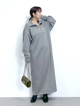 「アイテム（その他小物）」を使った、あべさん（レディース・159cm）の秋コーディネート