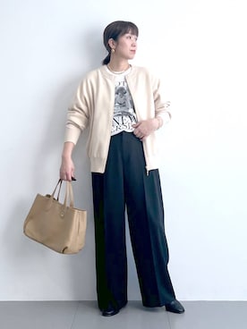 あべさん（レディース・159cm）の冬コーディネート