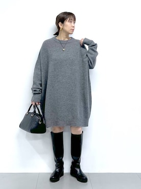 「アイテム（その他小物）」を使った、あべさん（レディース・159cm）の秋コーディネート