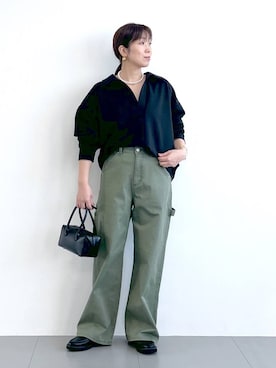 「アイテム（その他小物）」を使った、あべさん（レディース・159cm）の冬コーディネート