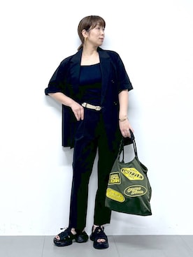 あべさん（レディース・159cm）の春コーディネート