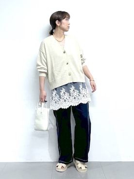 「Beau're（ヴュレ）のアイテム」を使った、あべさん（レディース・159cm）の春コーディネート