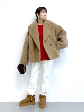 「アイテム（その他小物）」を使った、あべさん（レディース・159cm）の秋コーディネート