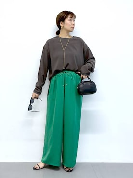 「アイテム（シャツ/ブラウス）」を使った、あべさん（レディース・159cm・40代）の夏コーディネート