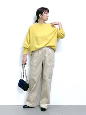 「アイテム（その他小物）」を使った、あべさん（レディース・159cm）の秋コーディネート