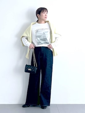 あべさん（レディース・159cm）の冬コーディネート