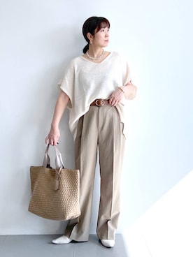 あべさん(レディース・159cm)の夏コーディネート