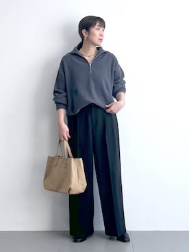 「アイテム（その他小物）」を使った、あべさん（レディース・159cm）の冬コーディネート