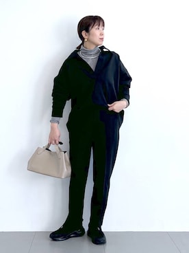 「アイテム（その他小物）」を使った、あべさん（レディース・159cm）の秋コーディネート