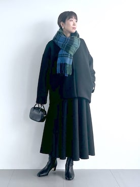 「BARNYARDSTORM（バンヤードストーム）のアイテム」を使った、あべさん（レディース・159cm）の秋コーディネート